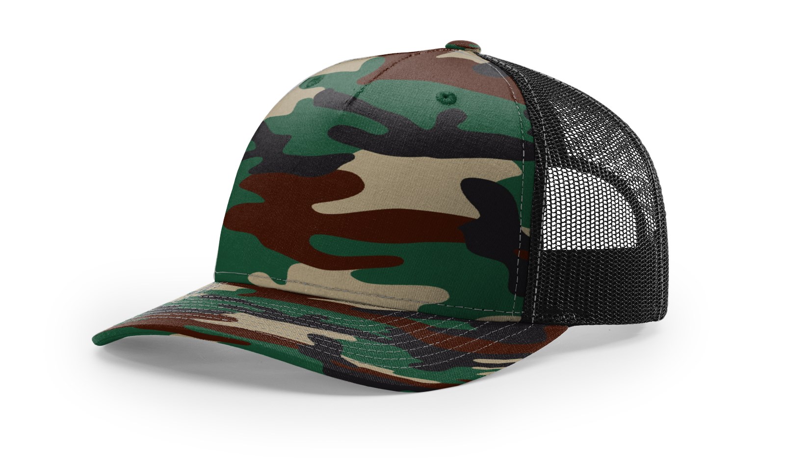  Printed Five Panel Trucker 12
