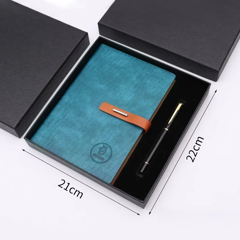 Leather Cover A5 Notebook Gift Set 4