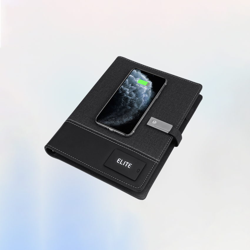 Padfolio with Power Bank (8000 mAh) & USB Drive (16 GB) 7