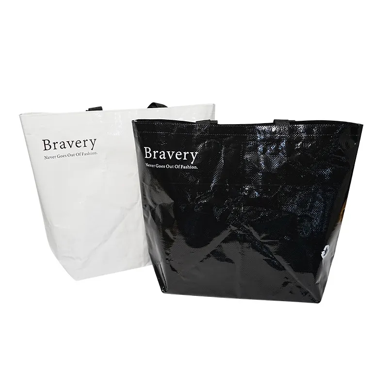 12.60" PP-Woven Shopper Gusset Tote Bag 1