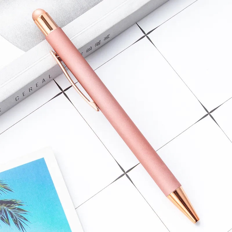 Custom Bowie Softy Rose Gold Stylus Pen 9