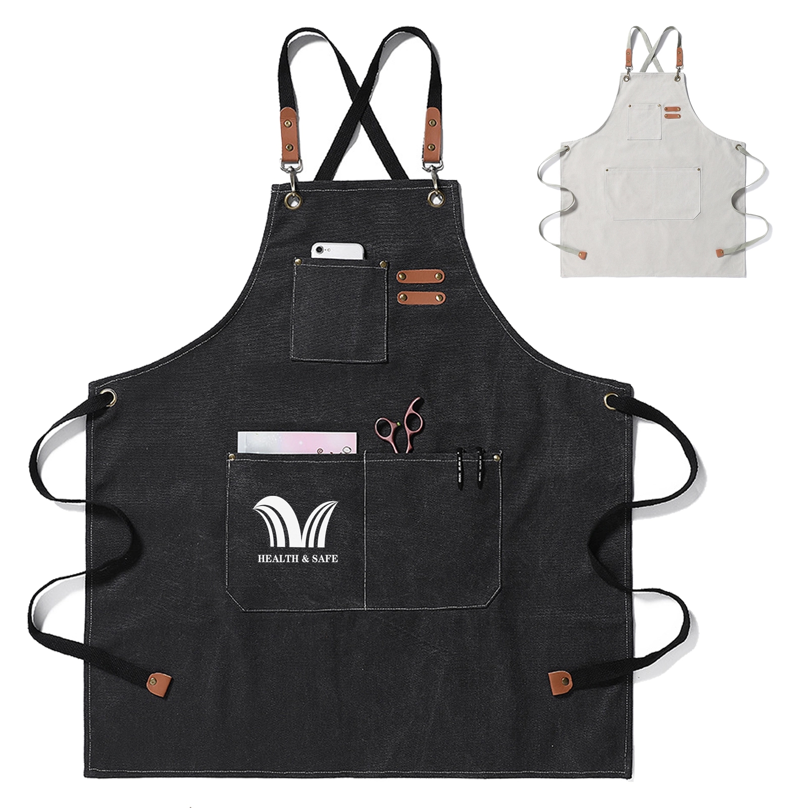 Chef Aprons For Men Women With Large Pockets 1