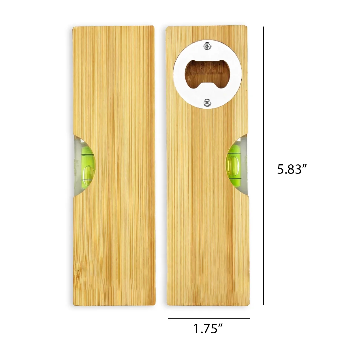 Bamboo Level With Bottle Opener Spirit Level Multitool 2