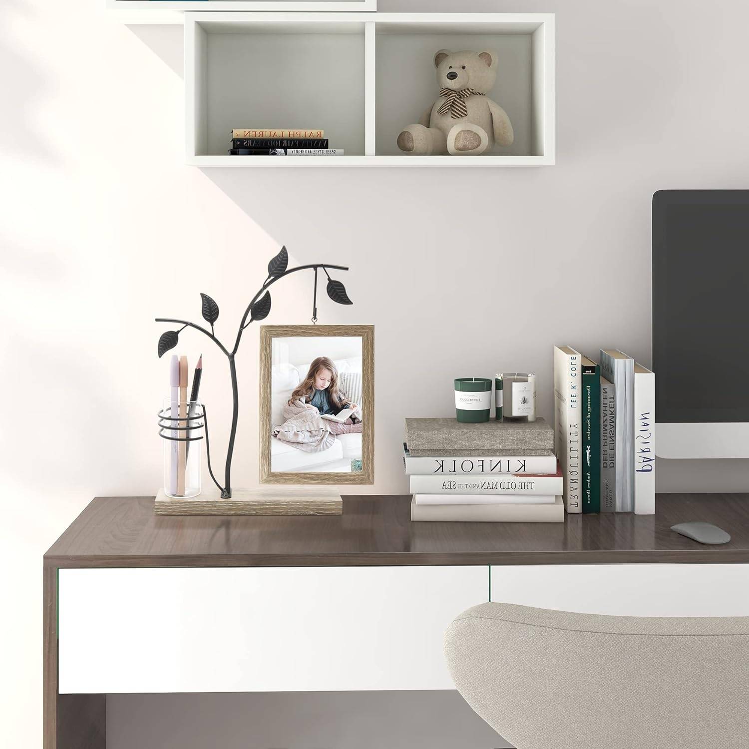 Iron Art Picture Frame Planter Holder for Home Office 5