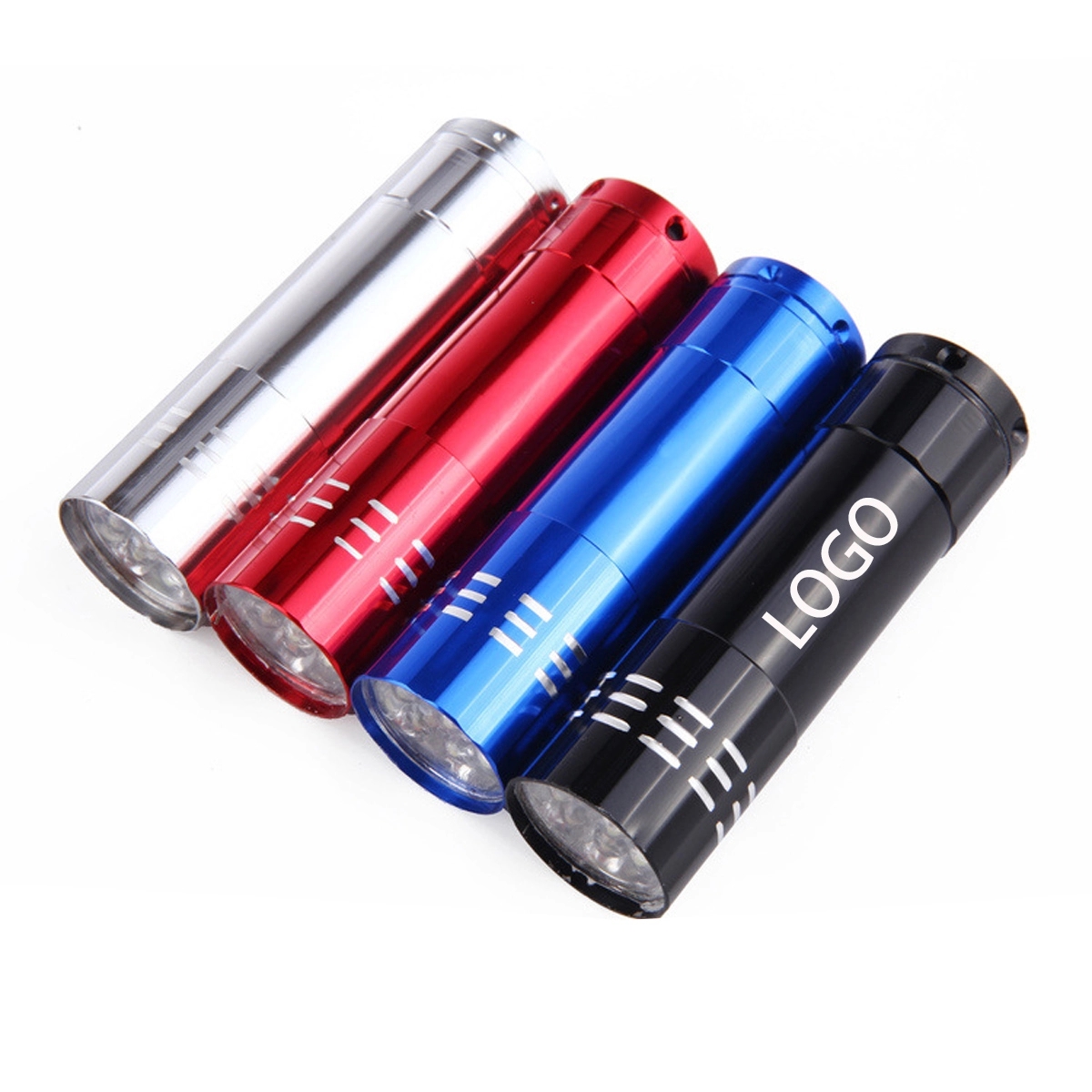 9 Led Aluminum Alloy Flashlight 3