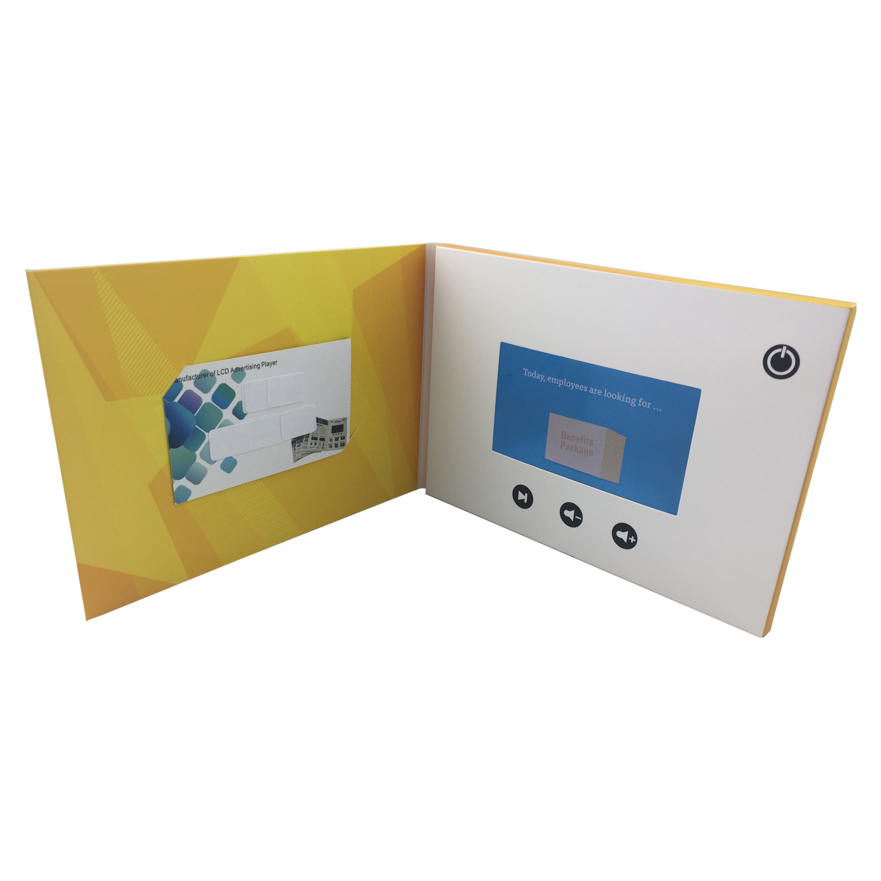 VidU 4.3" HD Video Mailer And Brochure With Full Color Printing - Custom A5 Video Card 25