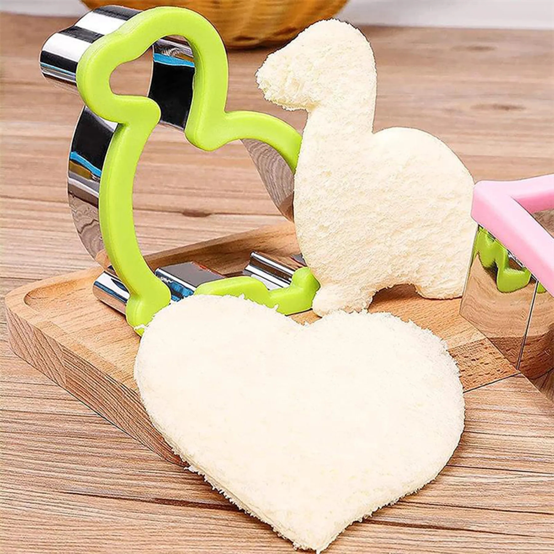 4 Pcs Cookie Cutter Set Cake Biscuit Molds 2