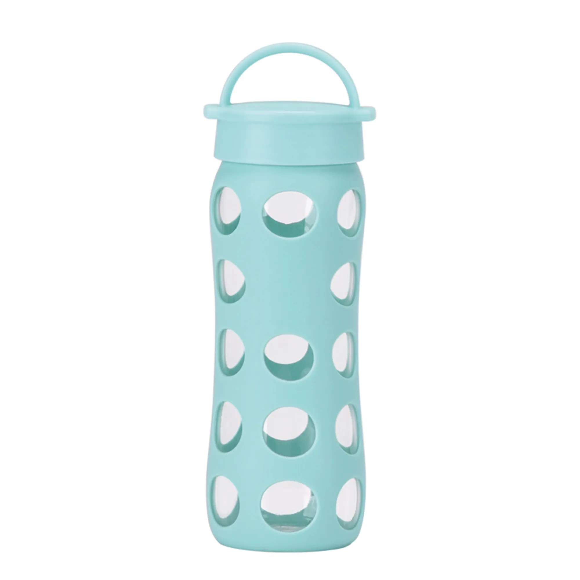 16oz Borosilicate Glass Cup With Silicone Sleeve 9