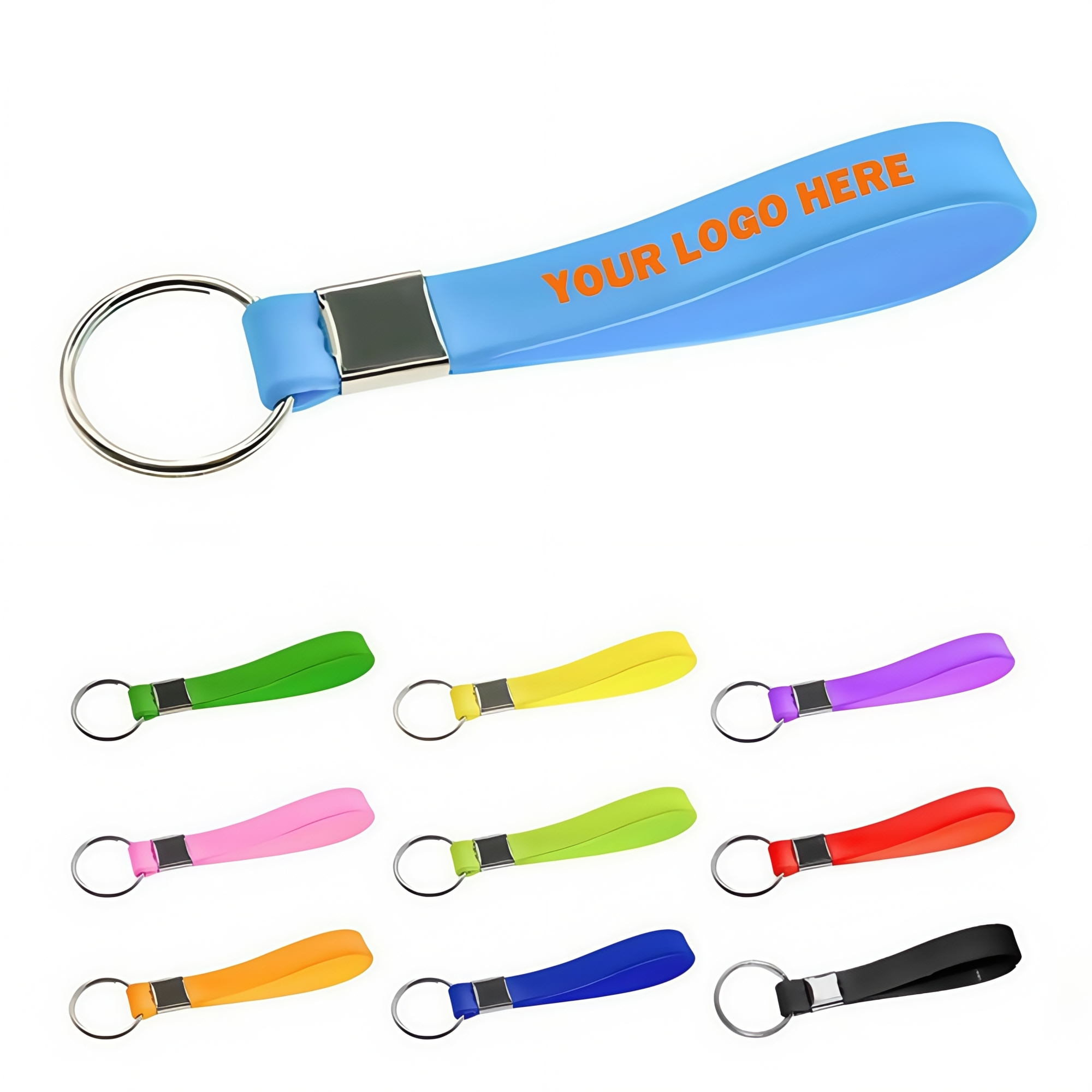 Silicone Motivational Key Chains 1