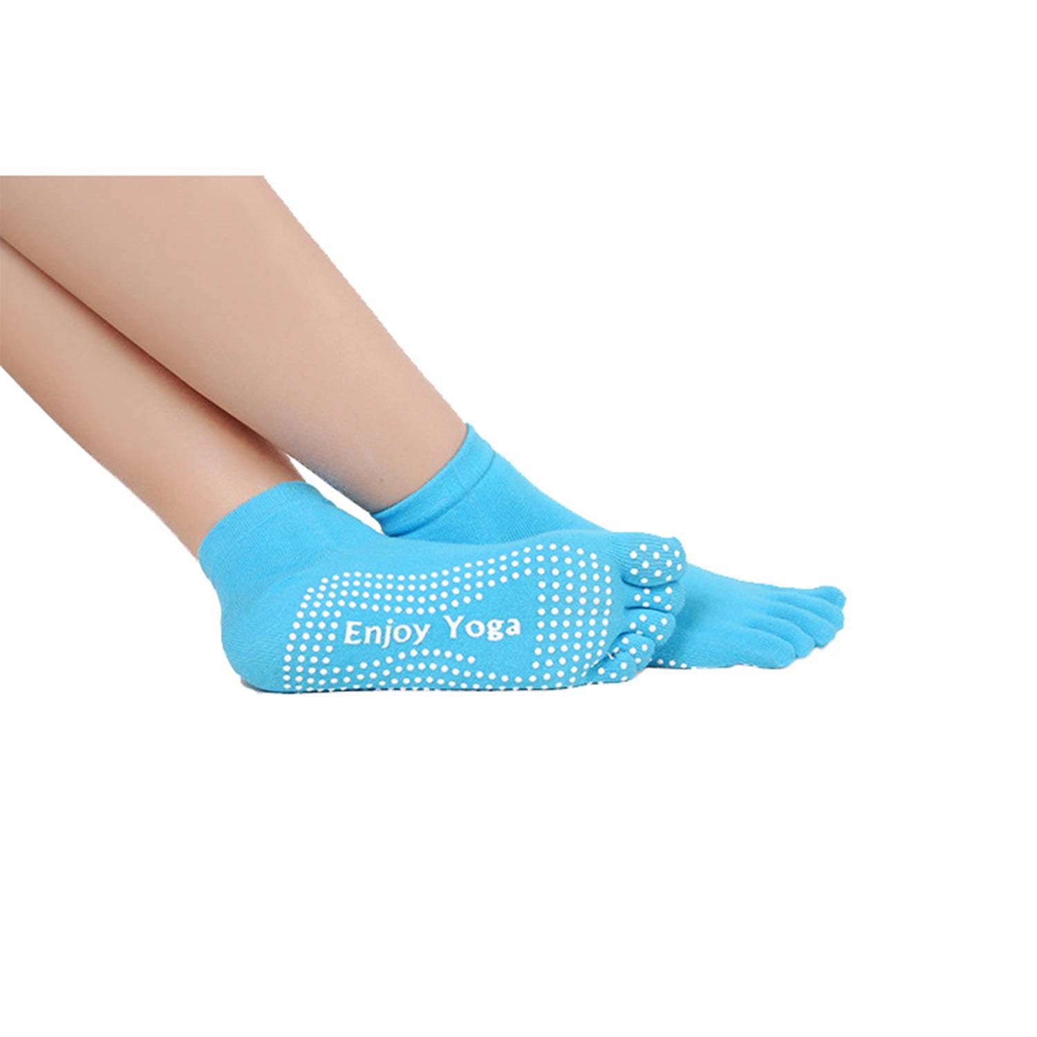 Women's Fitness Yoga Socks Non-Slip Sweat Absorbent 14