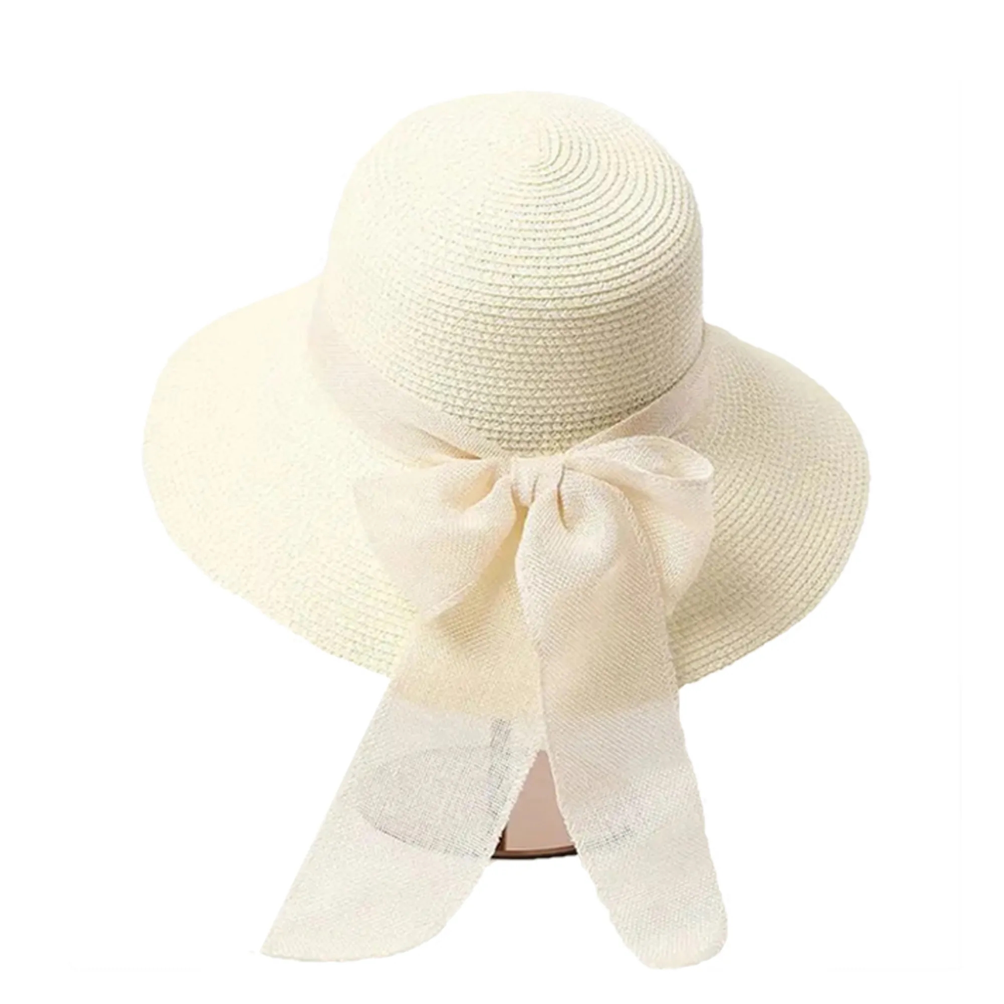 Bow Tourist Beach Straw Hat 1