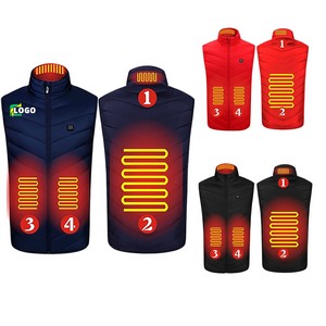 4 Part Heated USB Charging Heating Vest 7