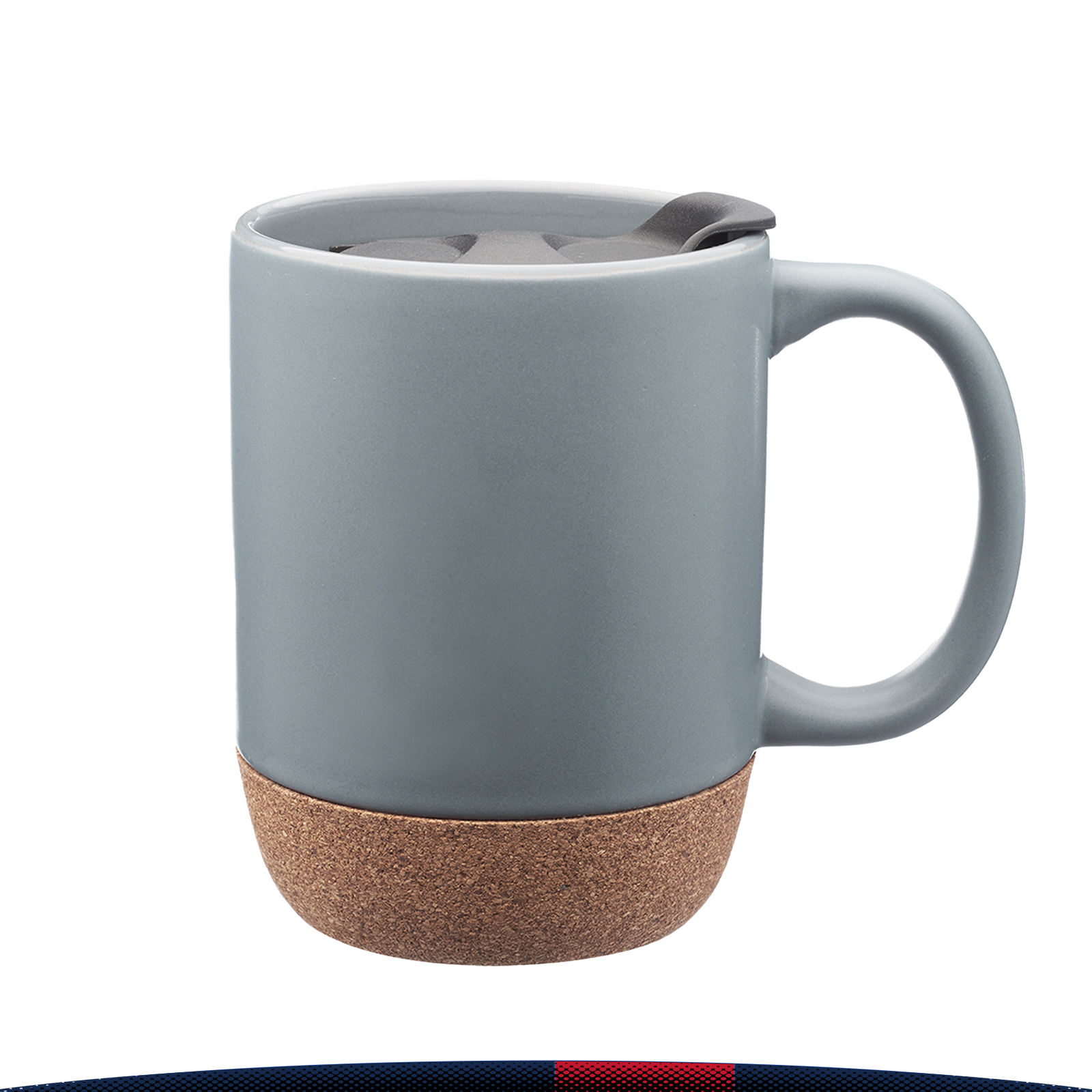 13 oz.Coffee Ceramic Mugs with Cork Bottom 4