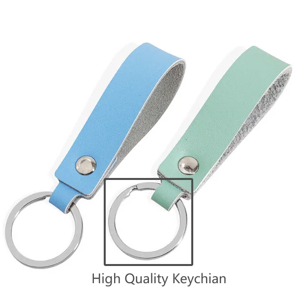 Classic Metal Leather Key Chain 10