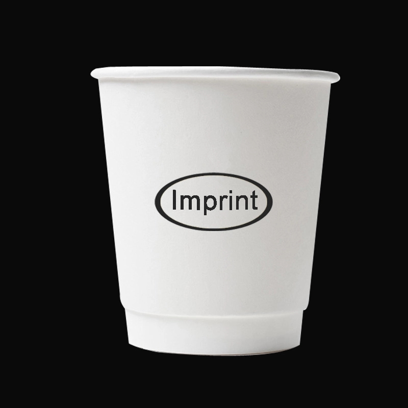 10oz Double Wall Paper Coffee Cup with Lid 2
