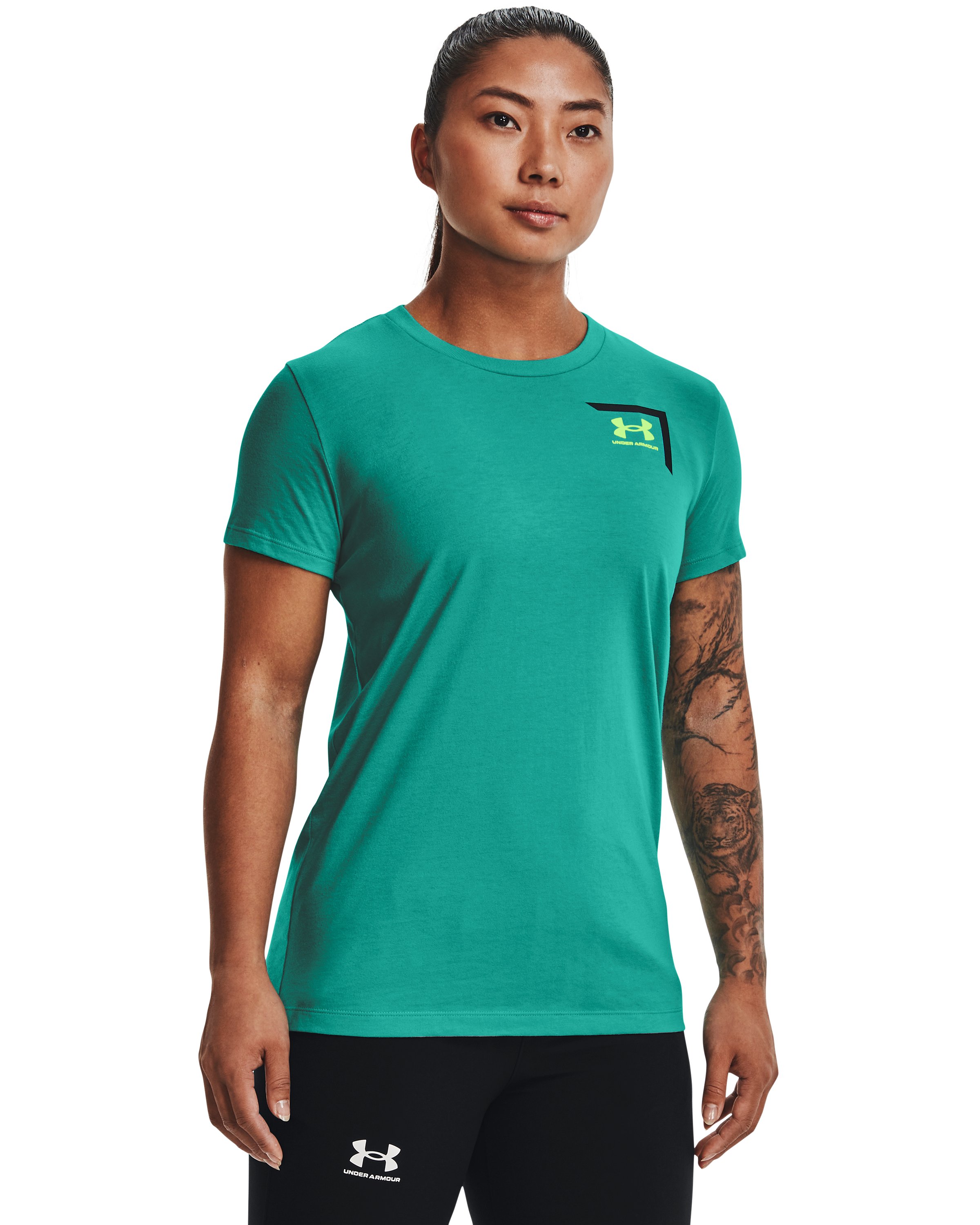 Women's UA Printed Short Sleeve  2