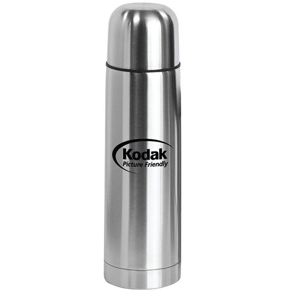 Clayton - Bullet Stainless Steel Vacuum Bottle, custom water bottle with logo imprint 5