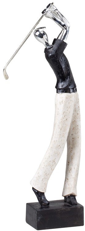 Golfer - Male, Large Golf Design Series Resin, 15-1/2" 2