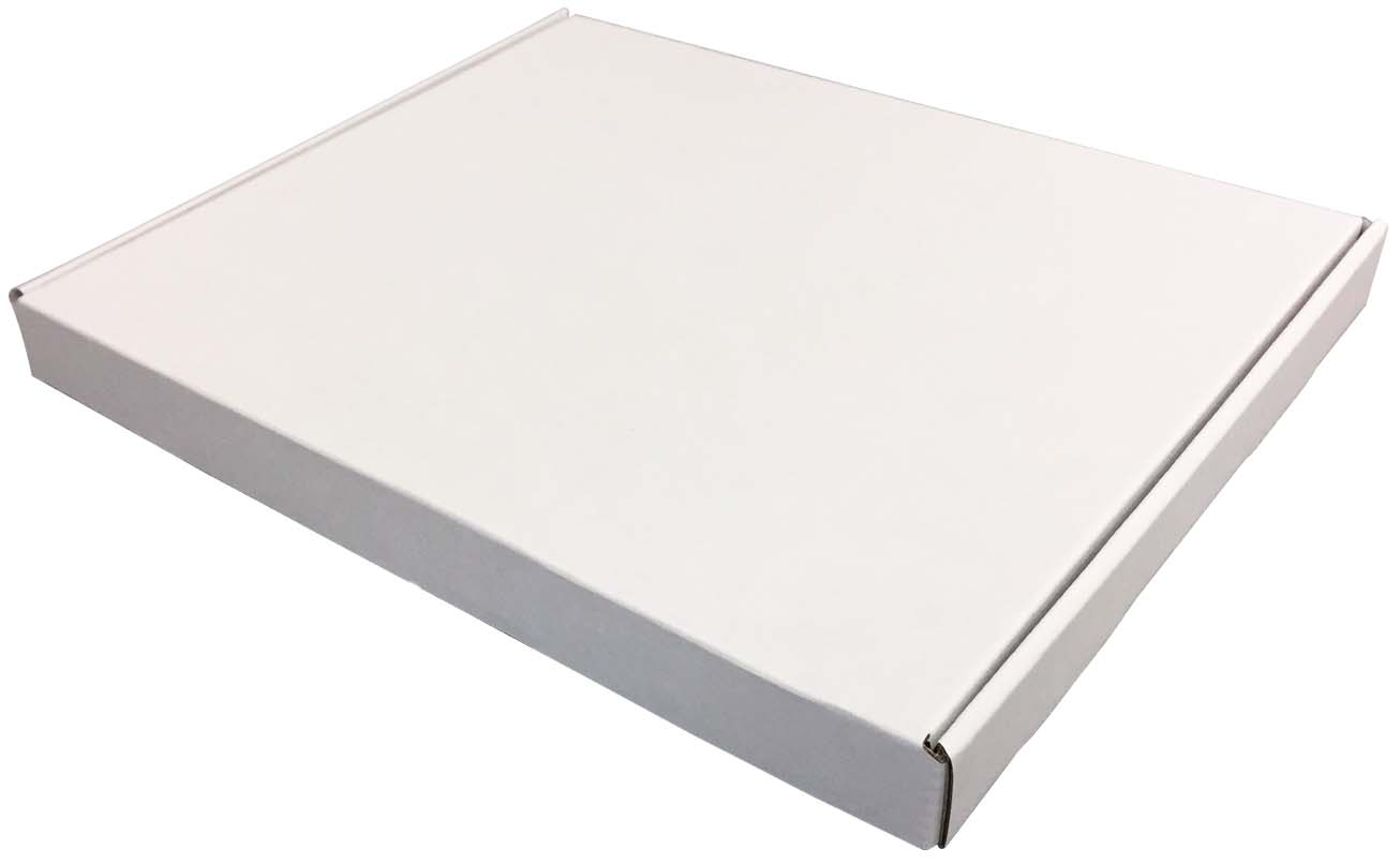 11 1/4" x 9 1/4" x 1" - E Flute Outside Tuck Box 1
