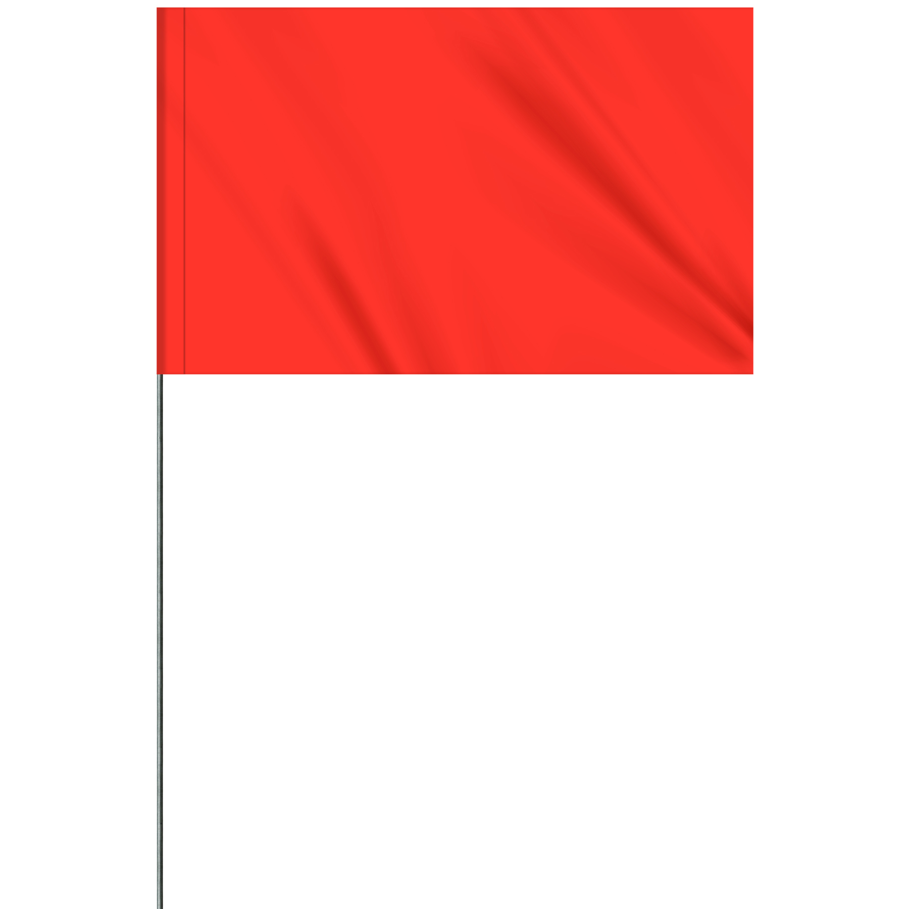 1-Color 5" x 8" Custom Vinyl Marking Flag with 36" Wire 24