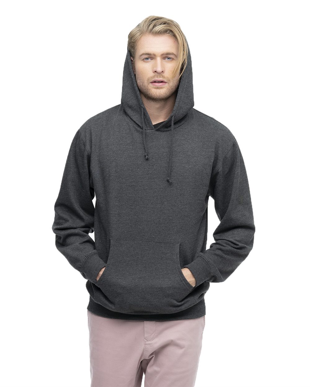 Unisex Heathered Hooded Sweatshirt - EC5570 3