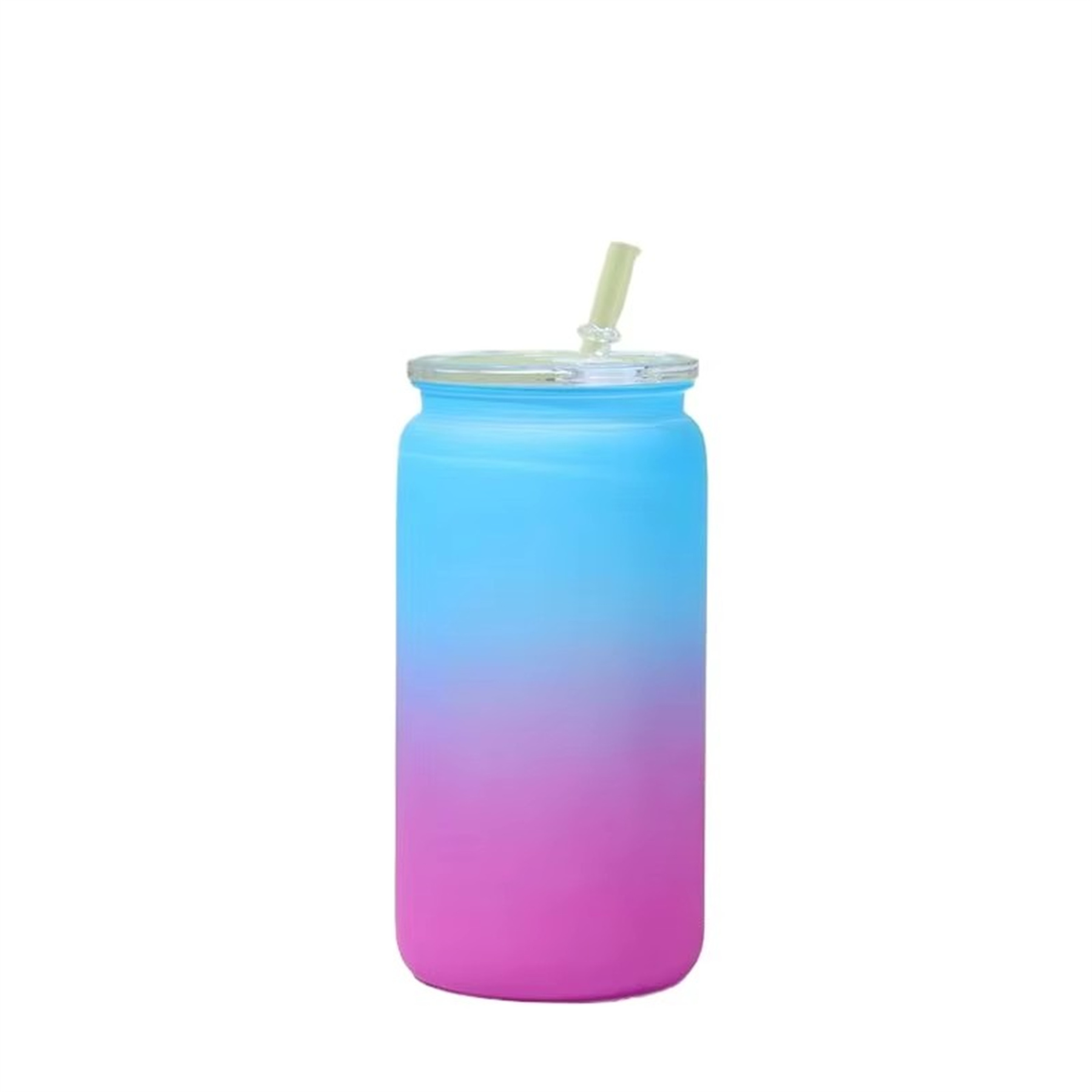 16oz Plastic Mason cup with straw 3