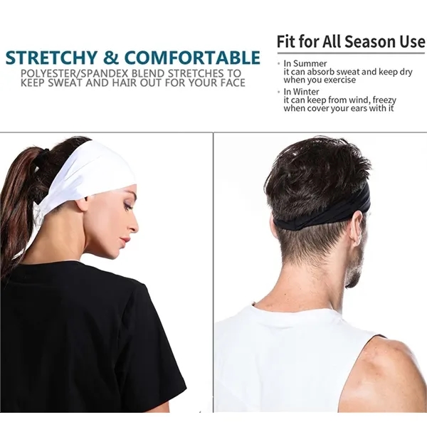 Running Headband Non Slip Workout Cycling Sweatband 2