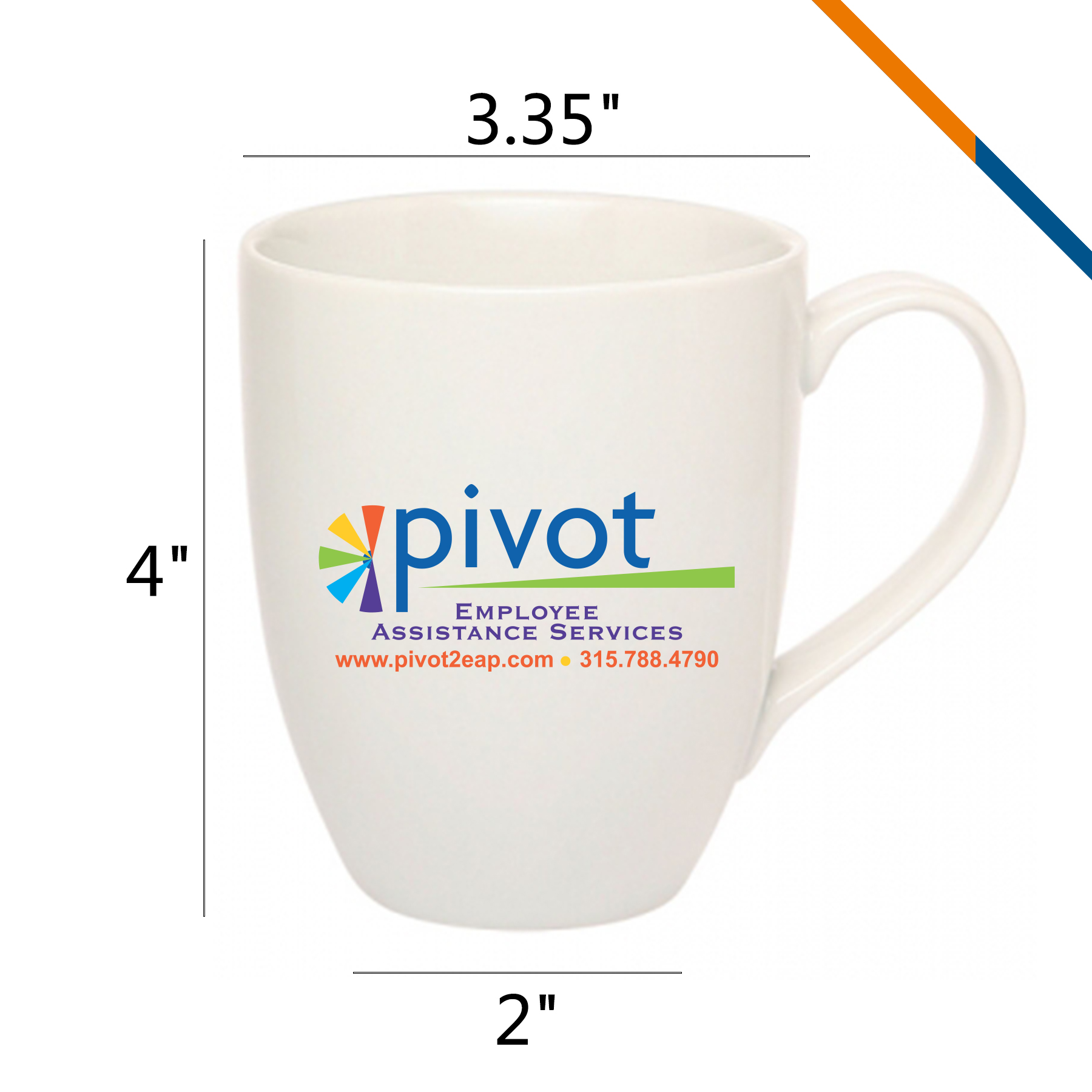 Hazel Ceramic Mug - 11 OZ. 5