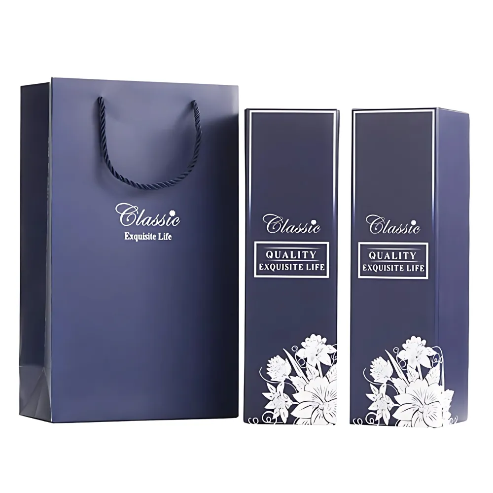 2-Bottle Wine Gift Box with Paper Bag 2