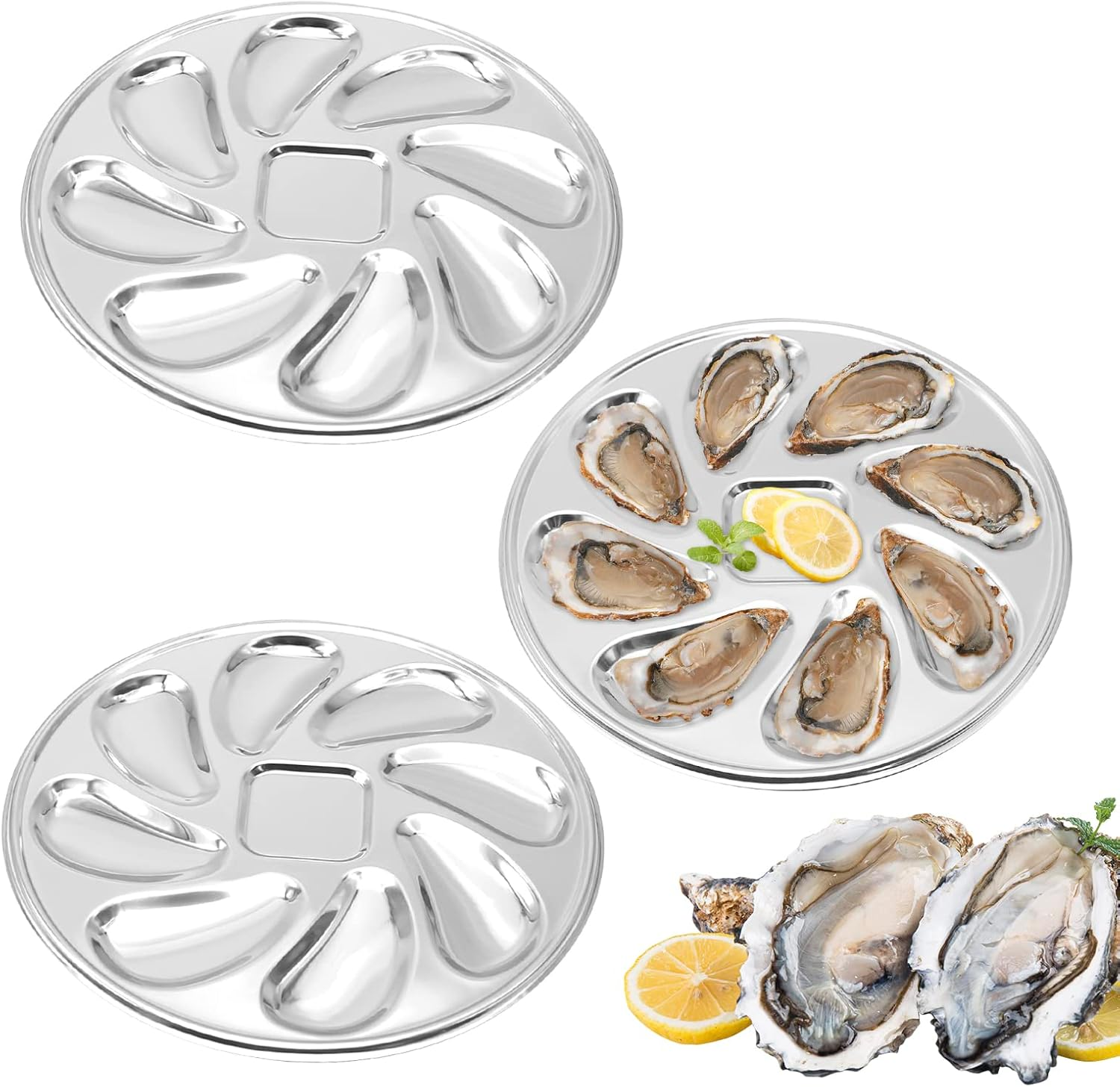 8 Slots Oyster Grill Pan 1