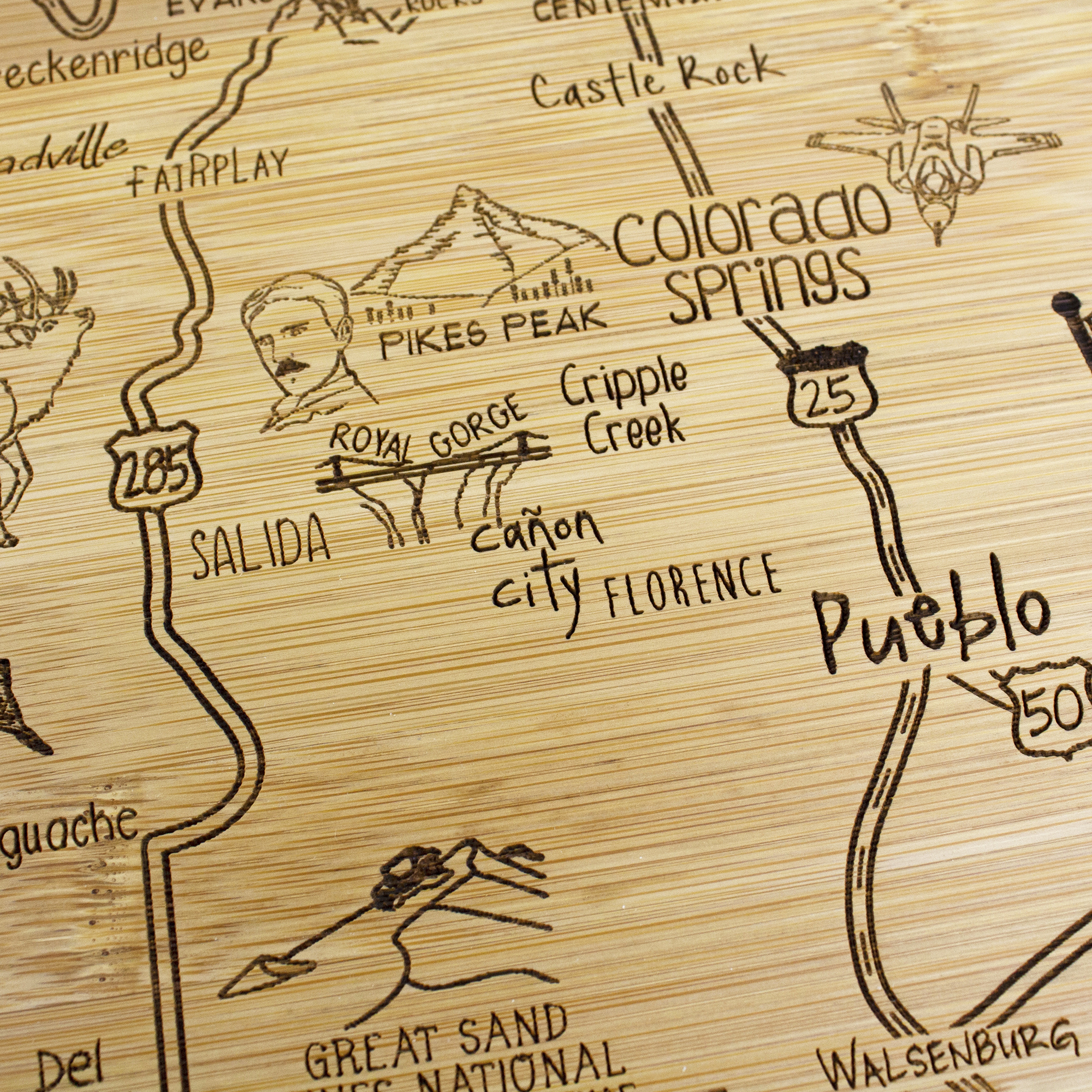 Destination Colorado Cutting & Serving Board 11