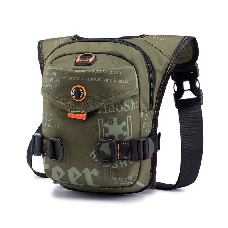 Nylon Outdoor Tactical Waist Bag With Earphone Hole 4