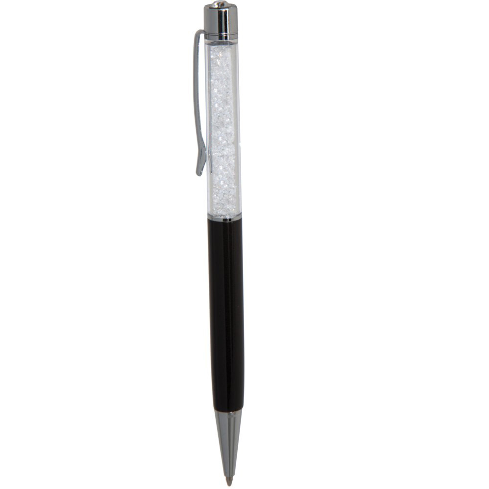 Cygnet Slender Crystal Brass Ballpoint Pen 1