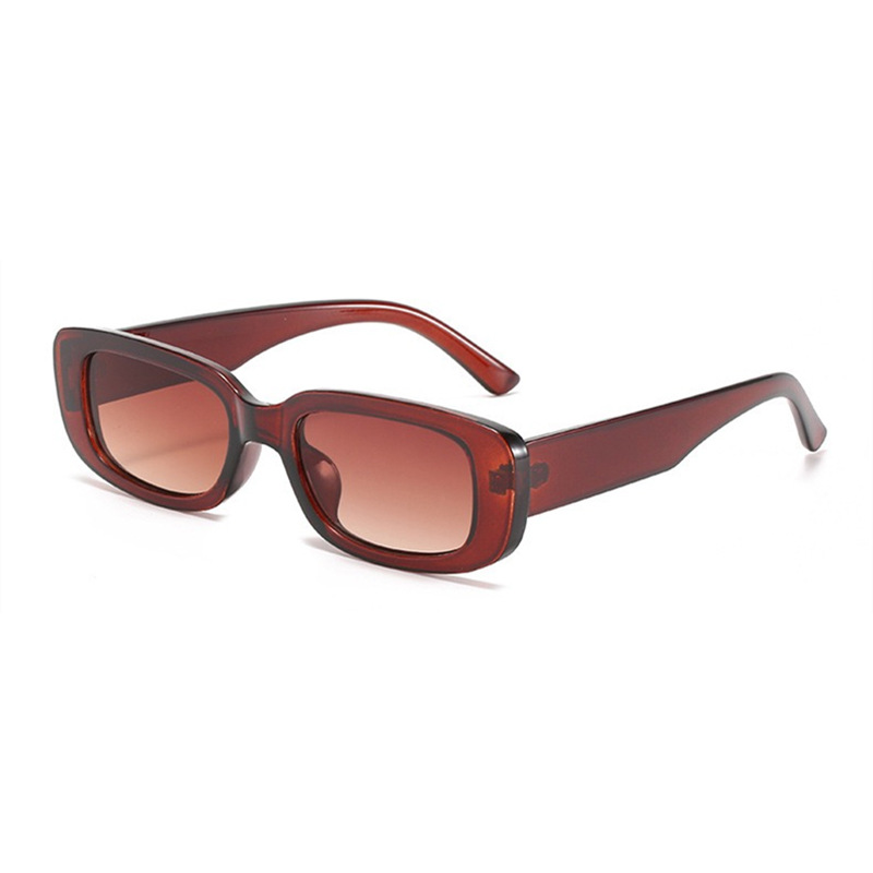 Rectangle Retro Fashion Sunglasses for Women Men 7