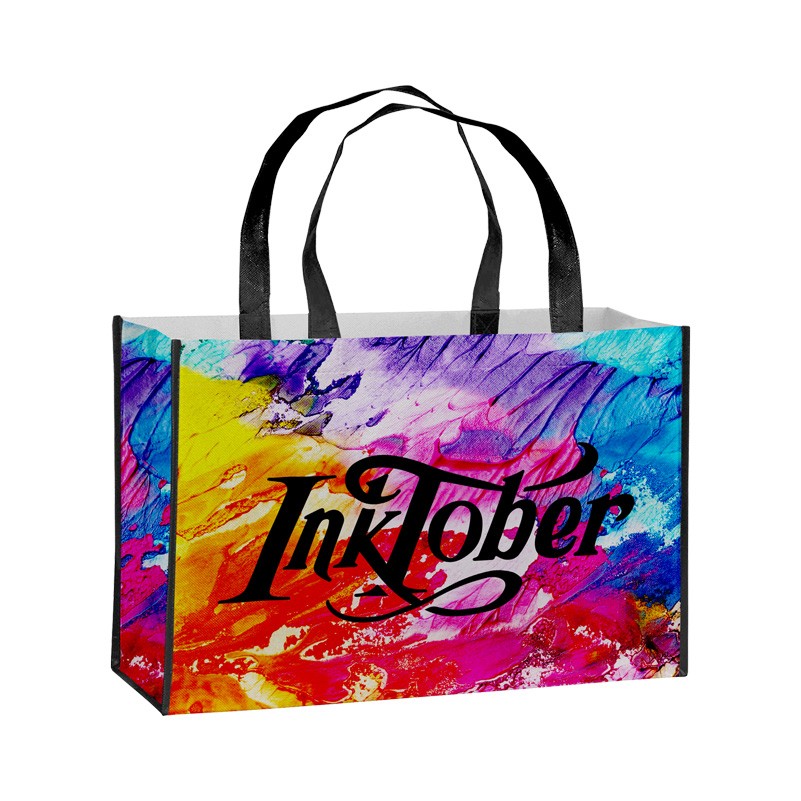 Small - 12x8x4 Full Color Laminated Tote Bag 1