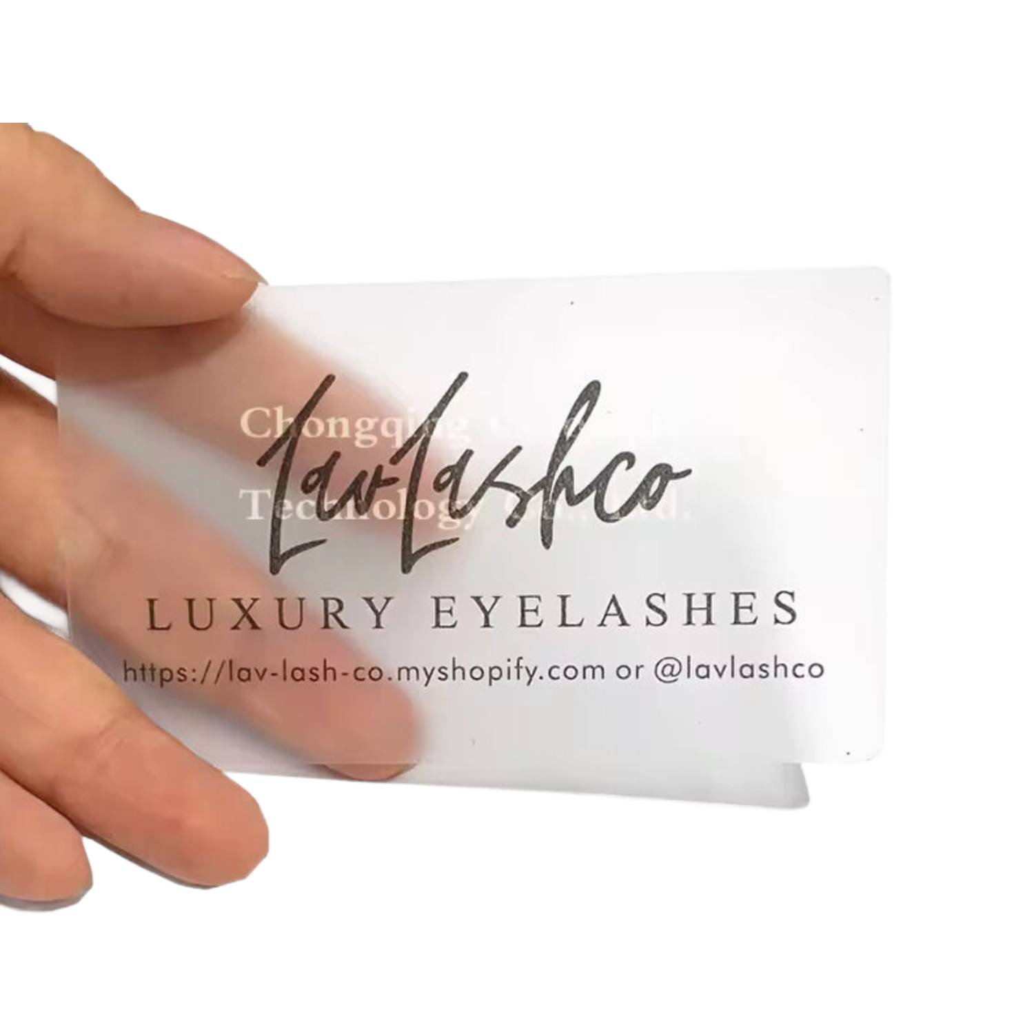 PVC Business Name Card 2