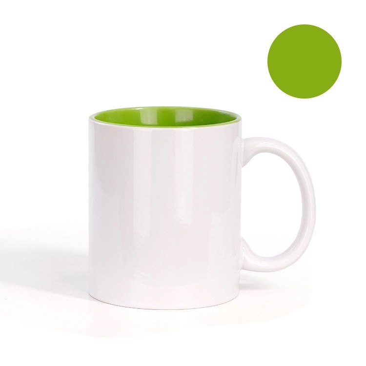 Two-Tone Full Color 11 oz Sublimation Ceramic Coffee Mug 11