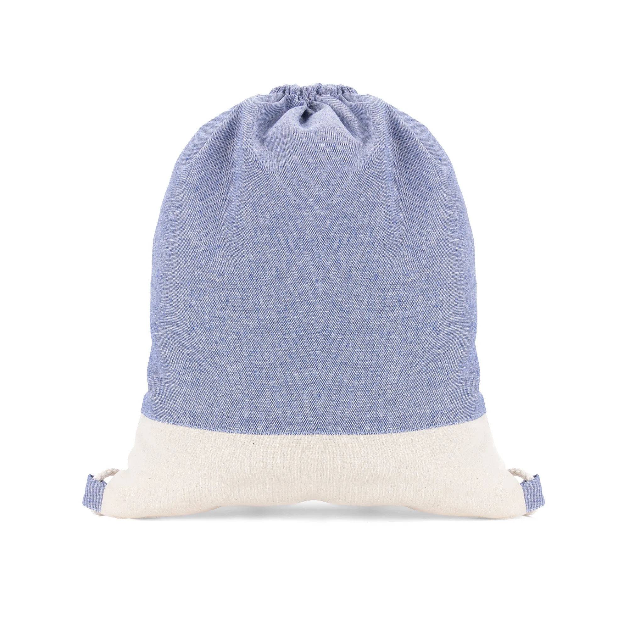 TwinTone Recycled Cotton Drawstring Bag 12