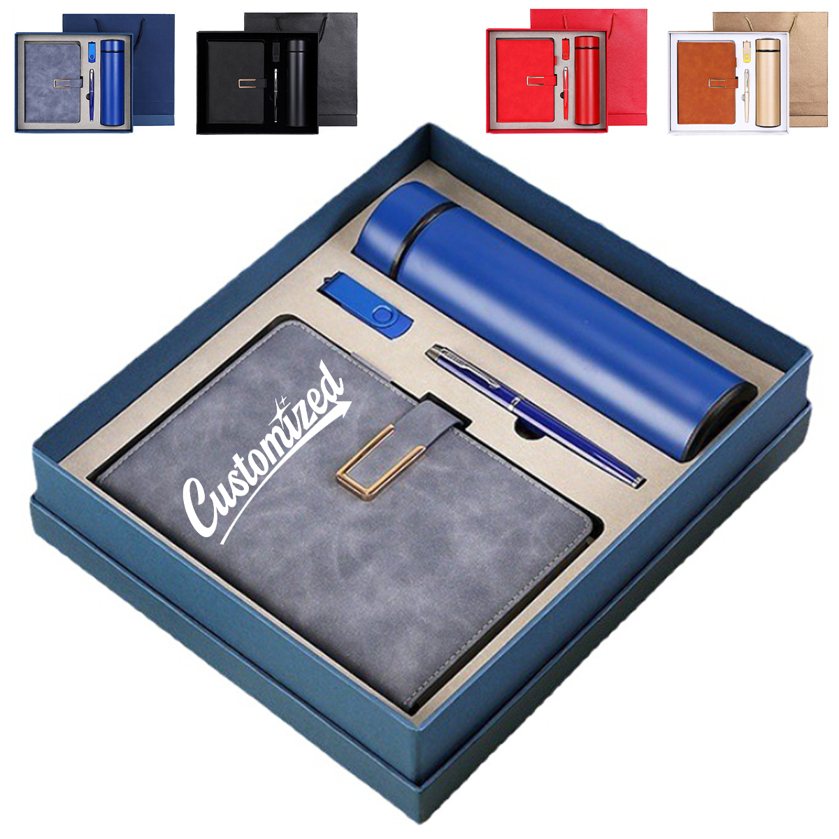 Premium Business Gift Set with Notebook & Tumbler 4