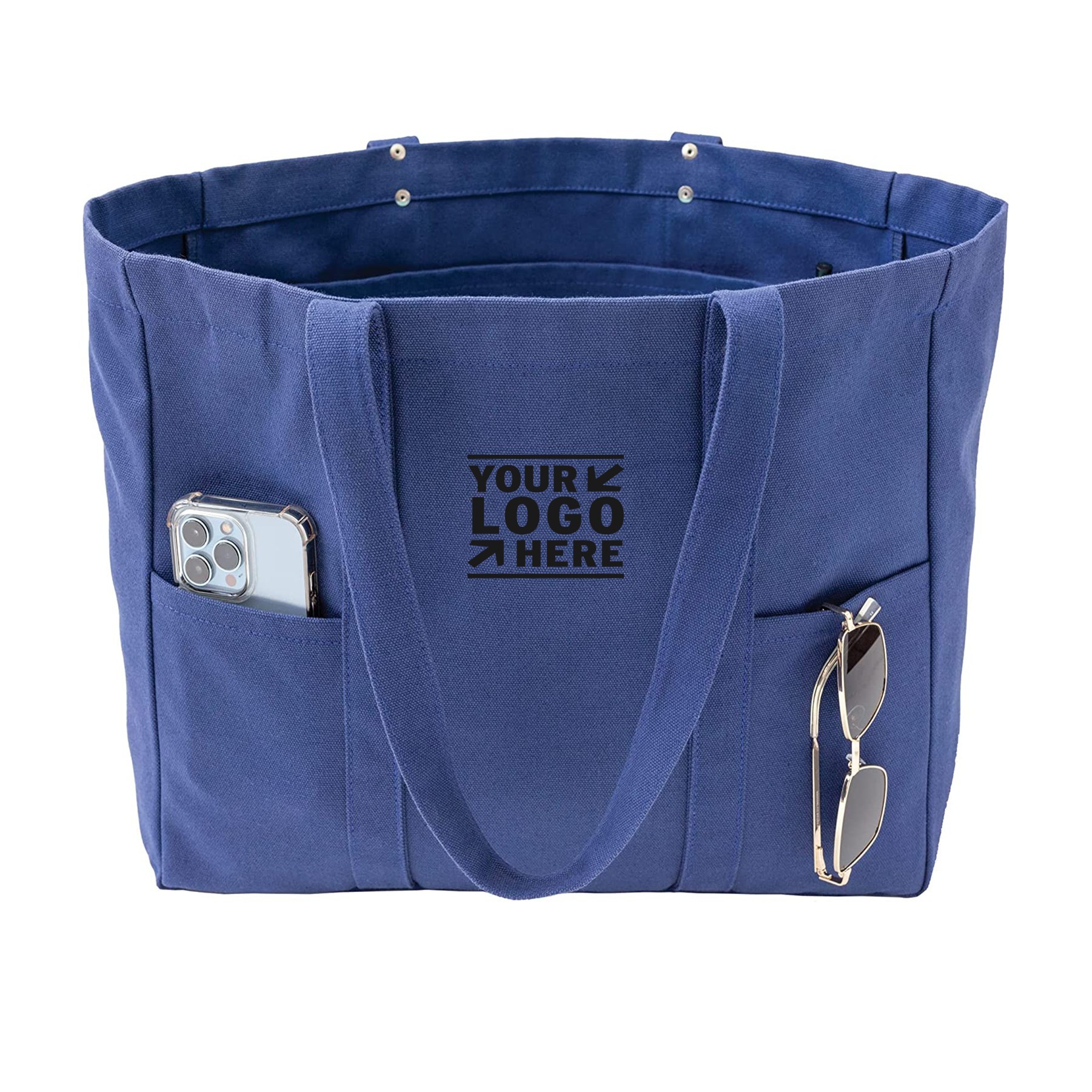 16 x 7 x 26 Inches Large Canvas Tote Bag 3