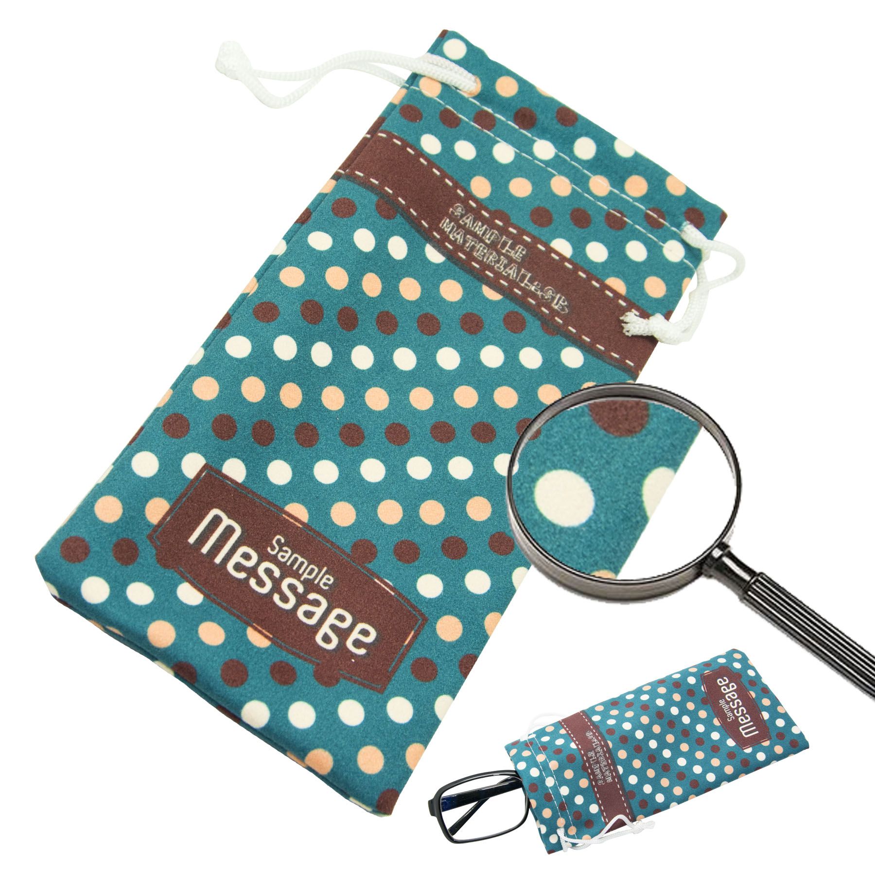 Luxurious Microfiber Sunglass bag - 4 x 7 inch 1