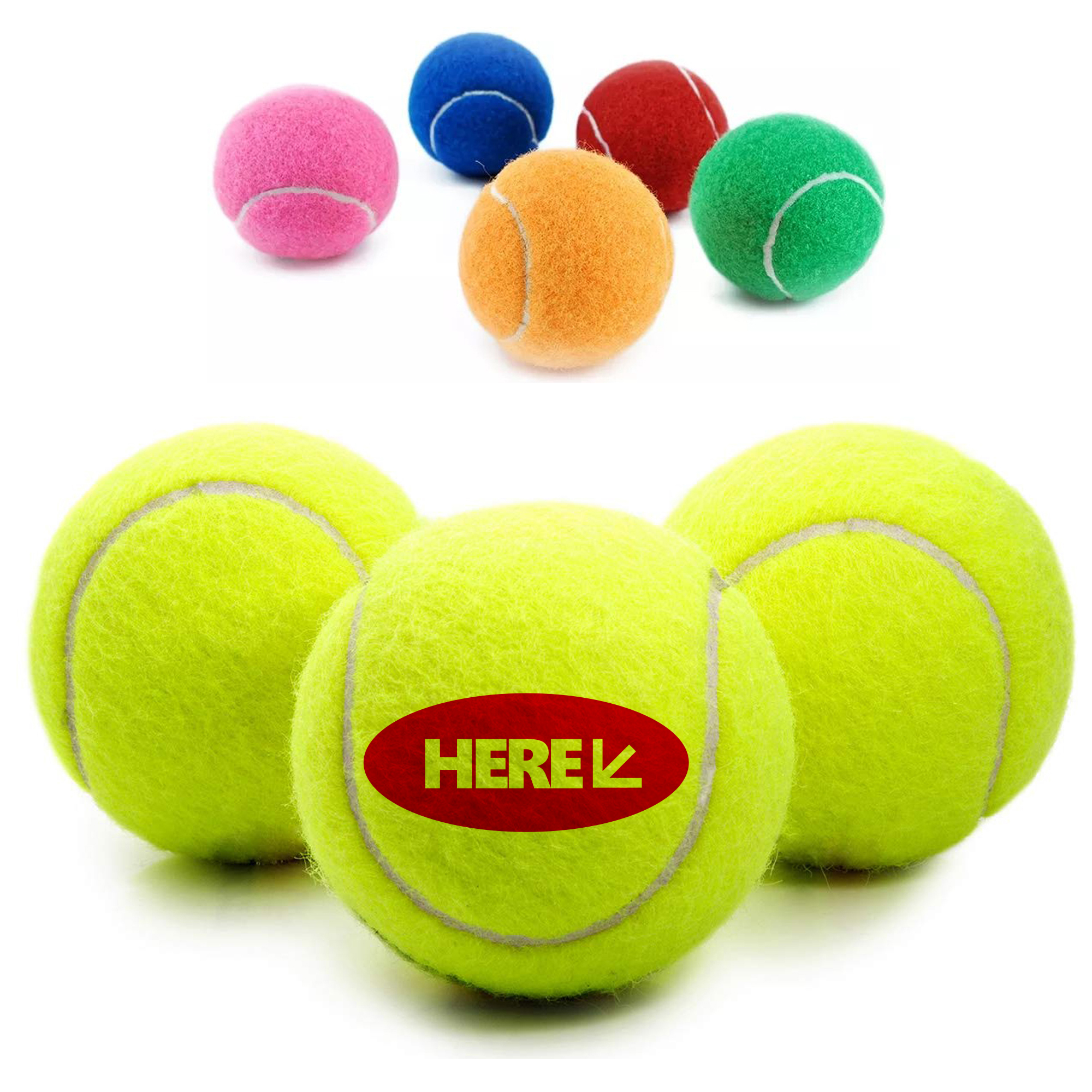 Customizable Natural Rubber Tennis Ball 1