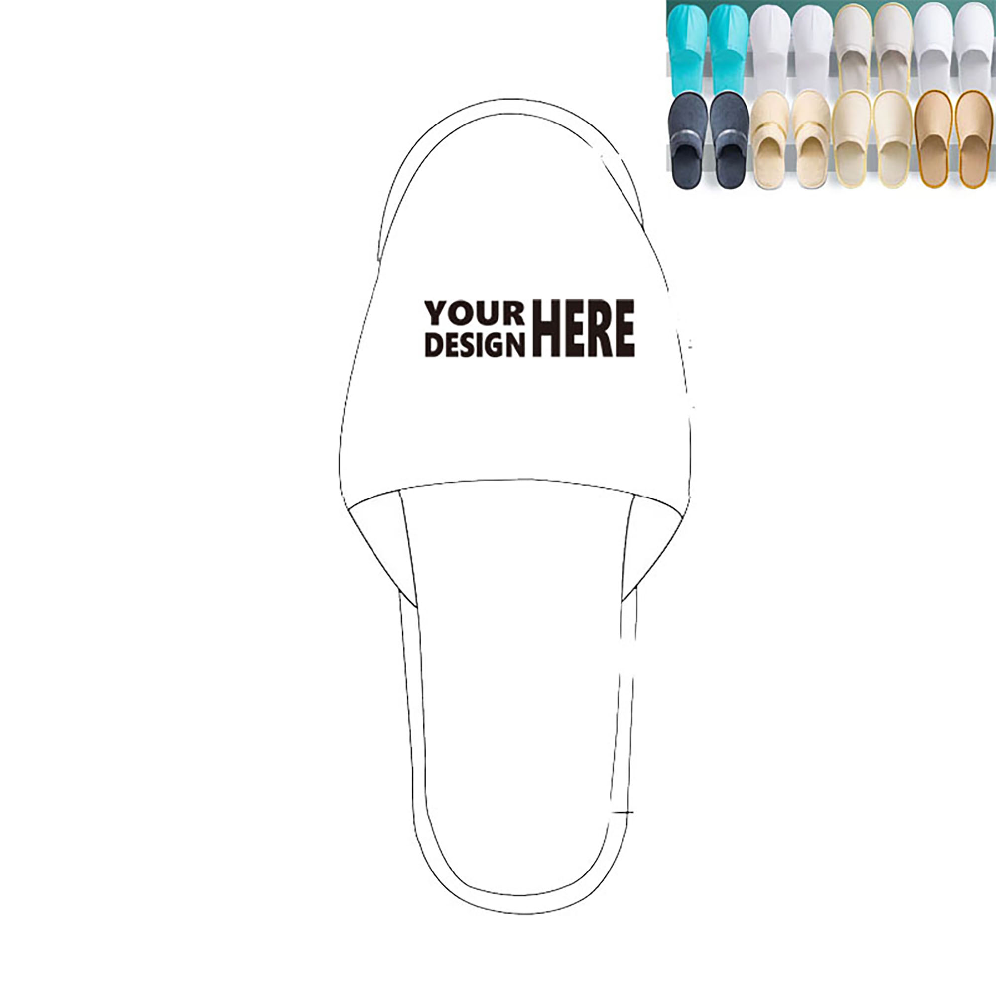 Disposable Non-slip Spa Slippers 1