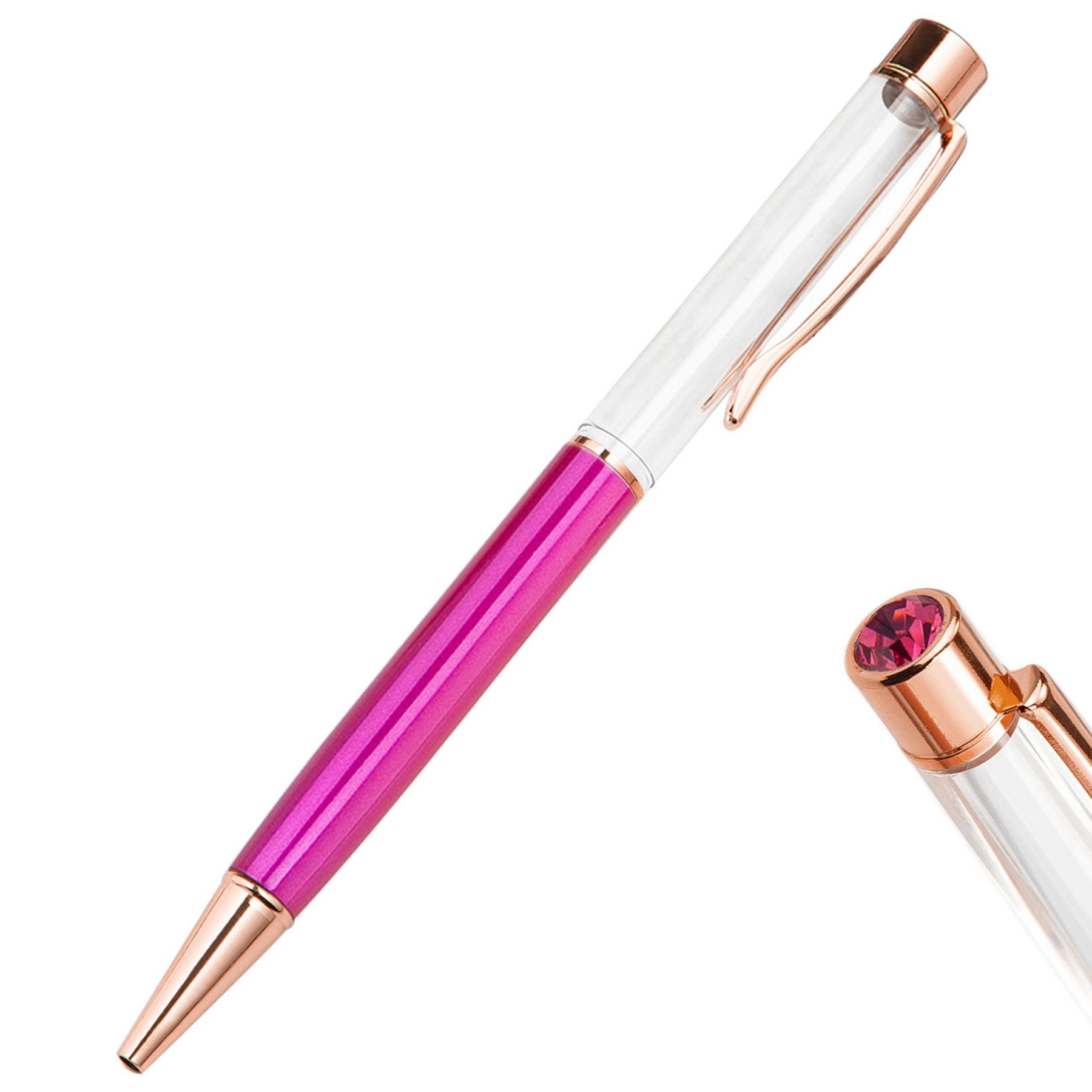 Crystal Air Tube Ballpoint Pen 15