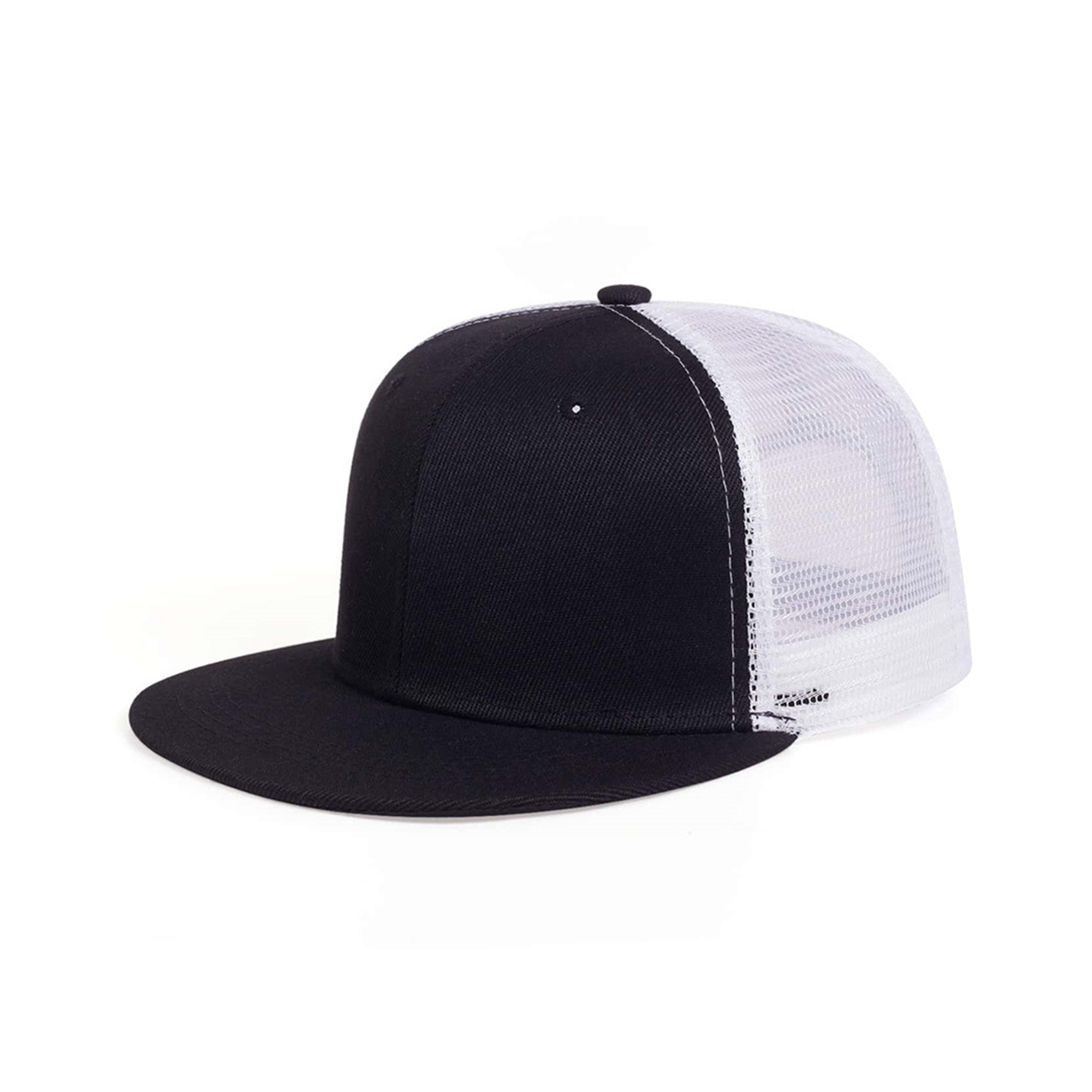 Six Panel Structured Trucker Cap With Mesh Back 4