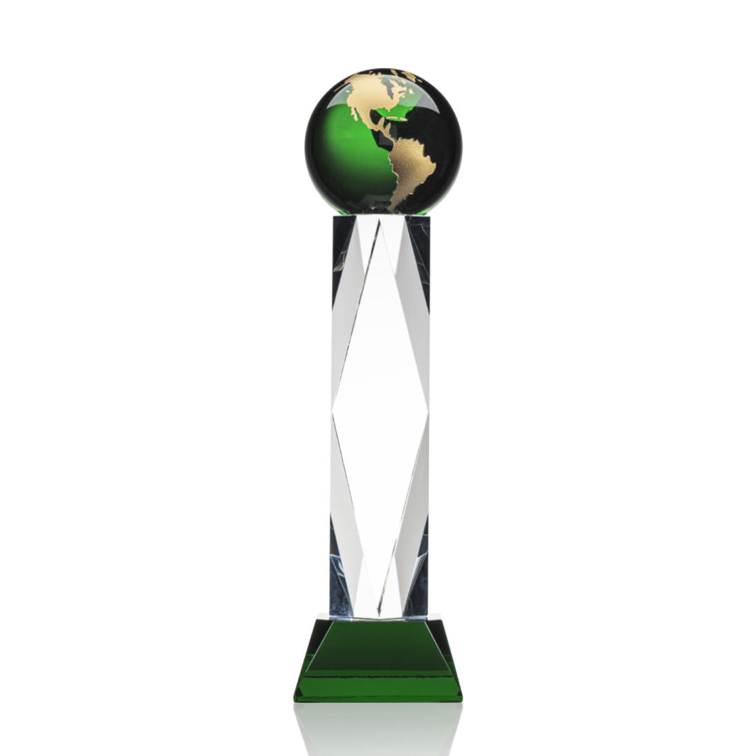 Ripley Globe Award - Green/Gold 11