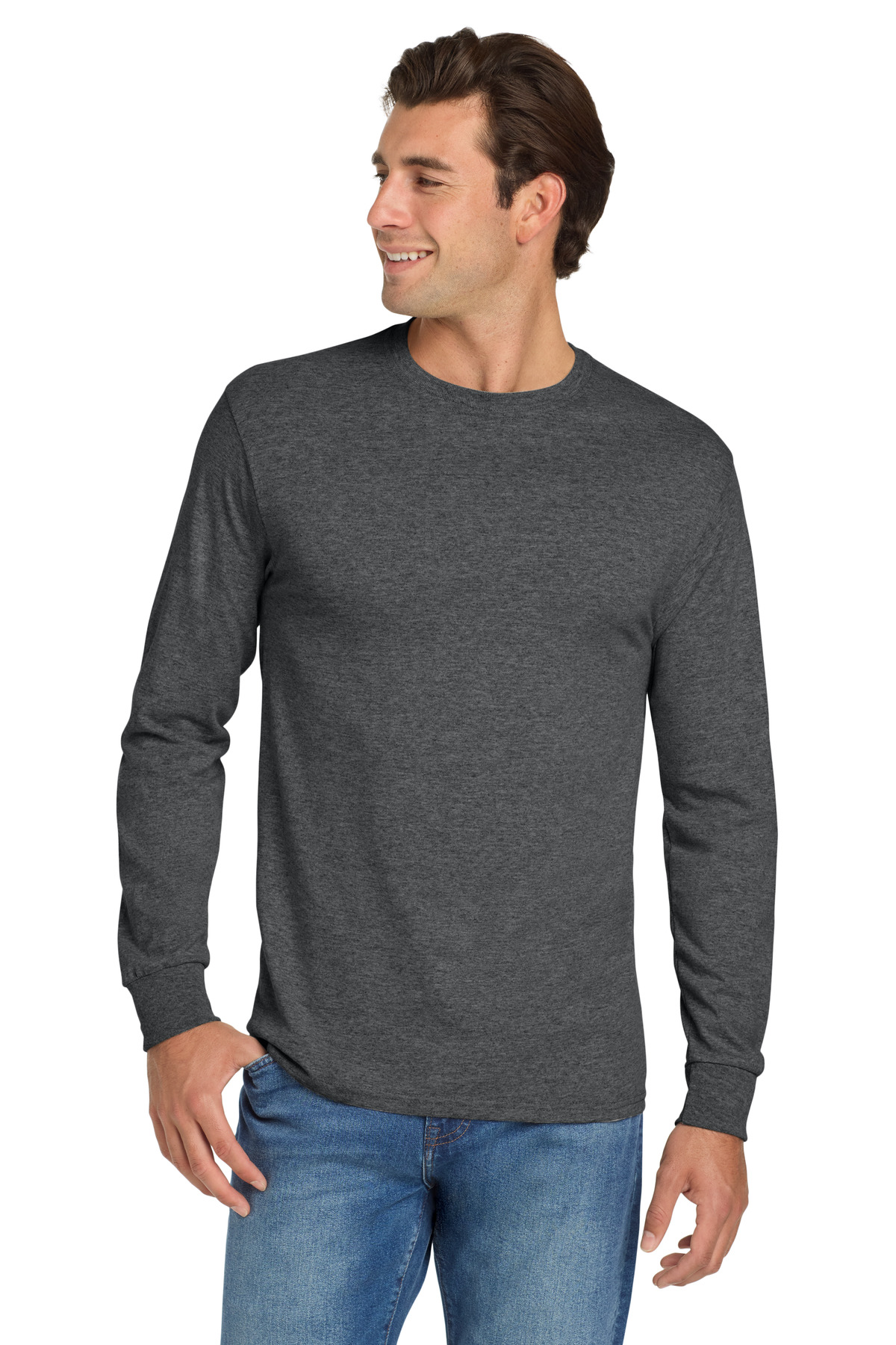 Jerzees - Dri-Power 50/50 Cotton/Poly Long Sleeve T-Shirt. 29LS 192