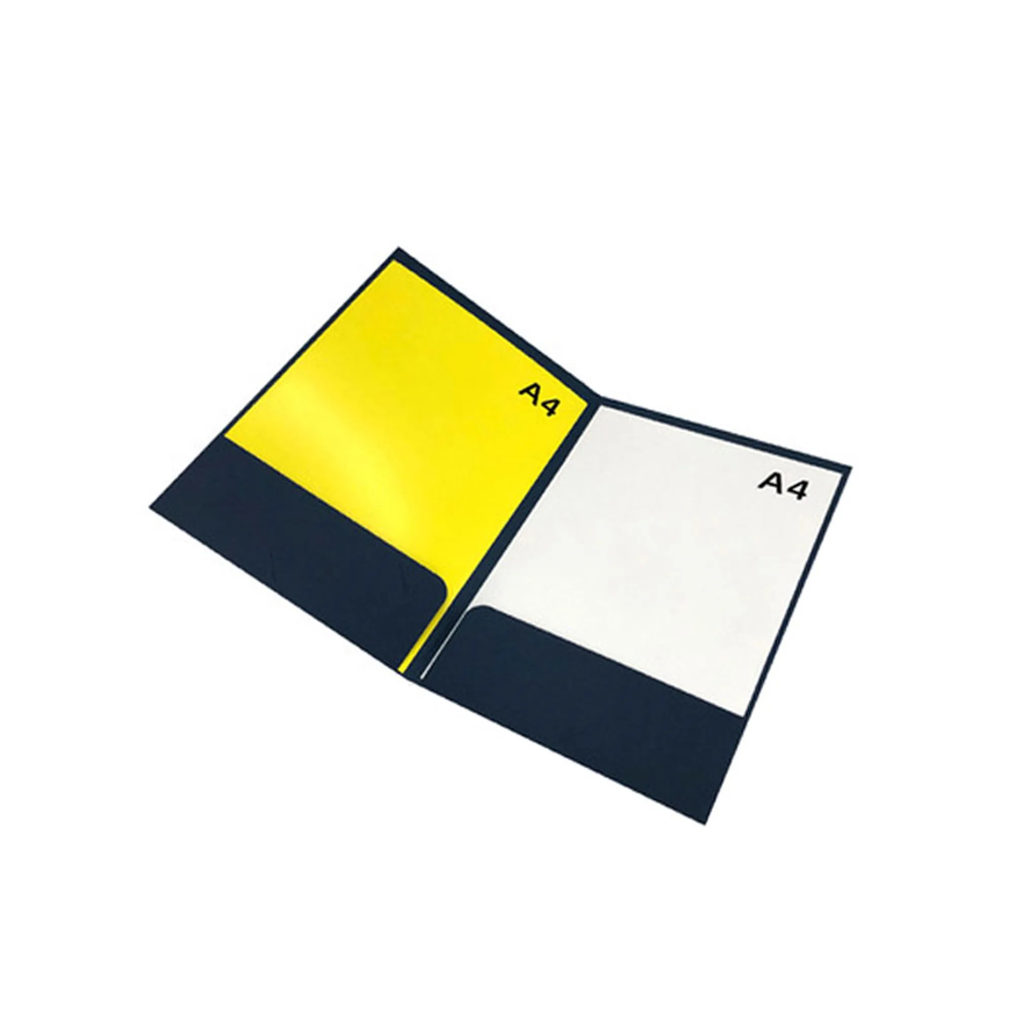 Reinforced Paper Two Pocket Presentation Folders 7
