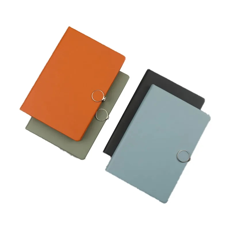 Round Buckle Notebook Business Magnetic Book 3