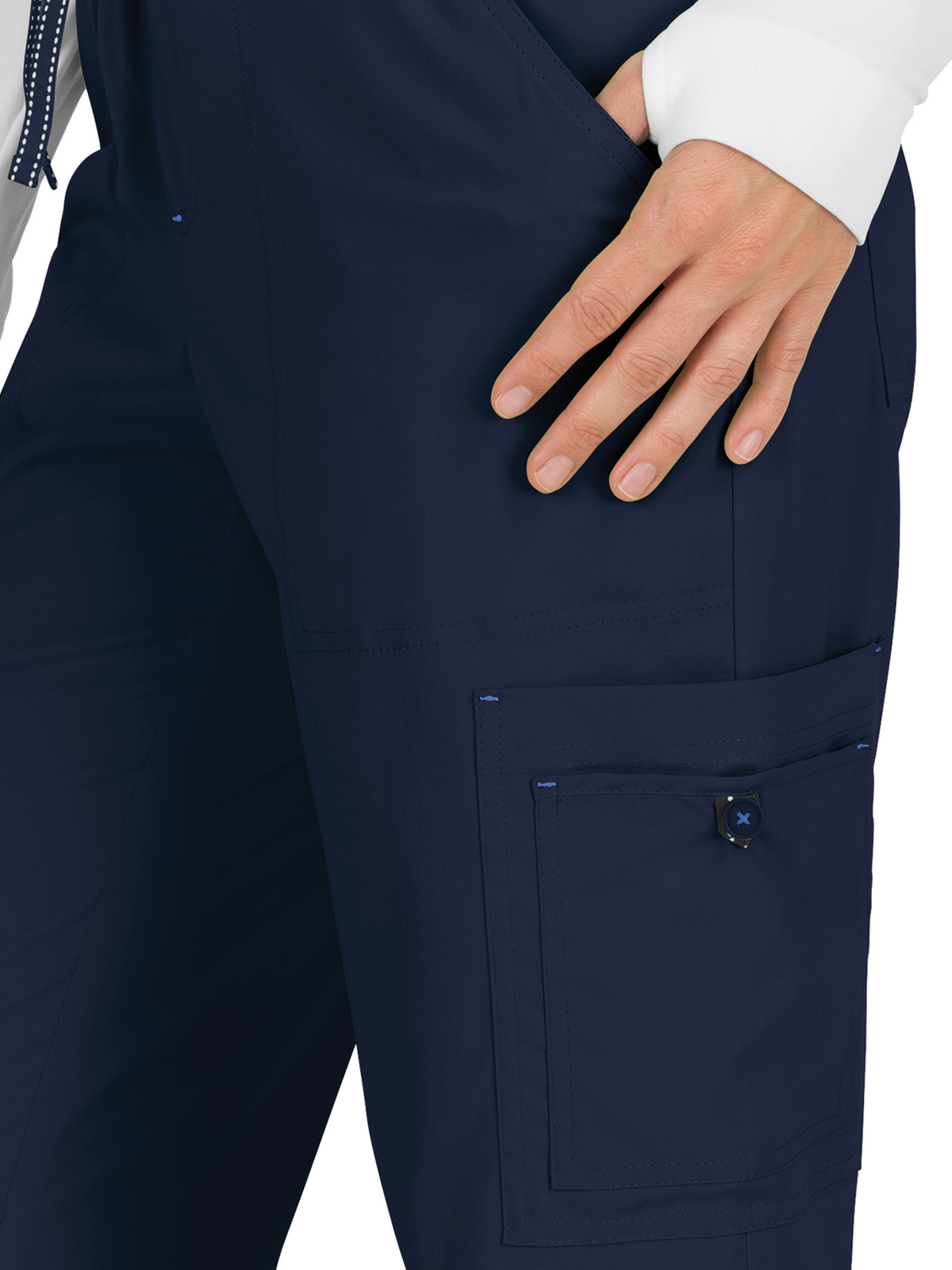 koi - Basics - Women's Eight-Pocket Stretch Cargo Holly Pant 20